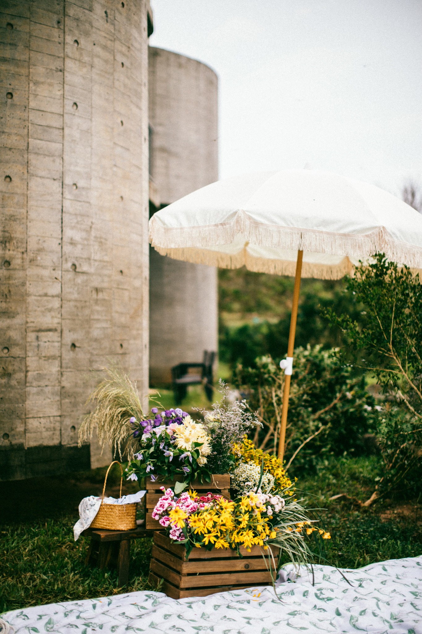 The Wedding at the Wandering Walls -  the wedding decoration