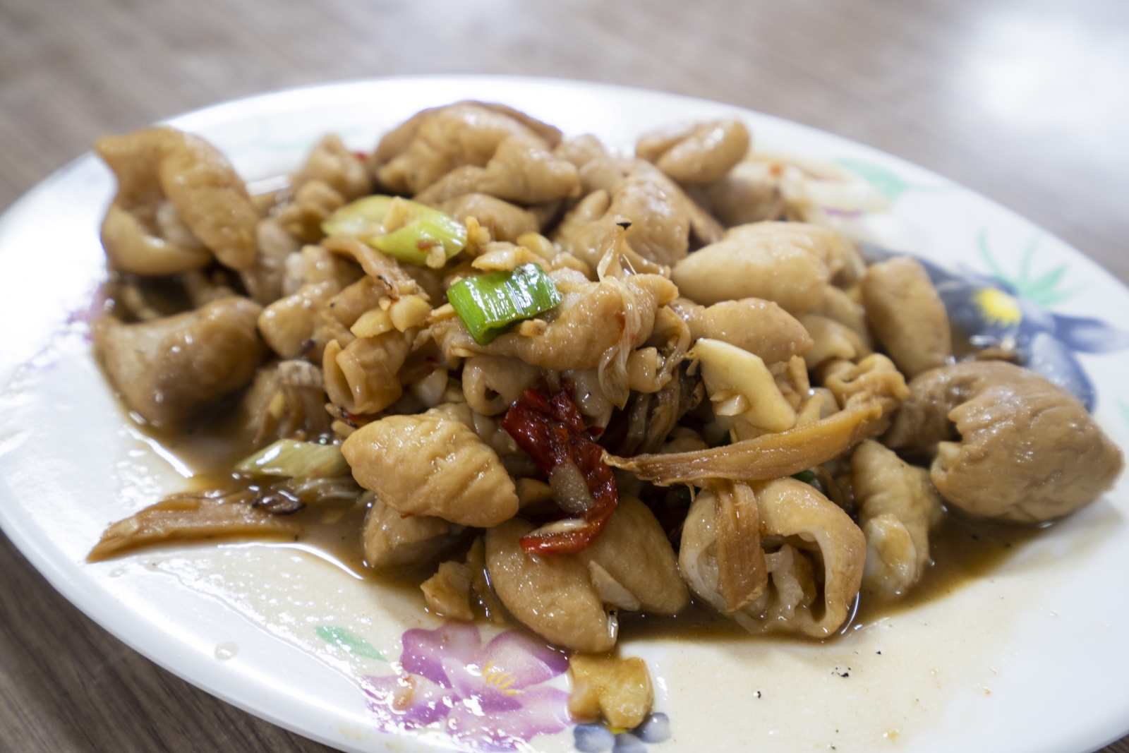 Stir-Fried Large Intestines with Ginger