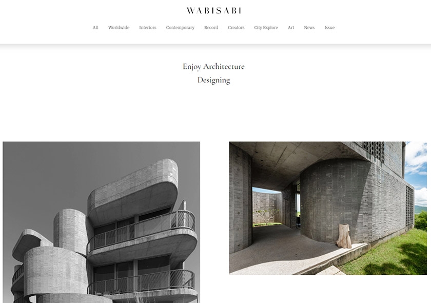 WABISABI magazine Architect Interview