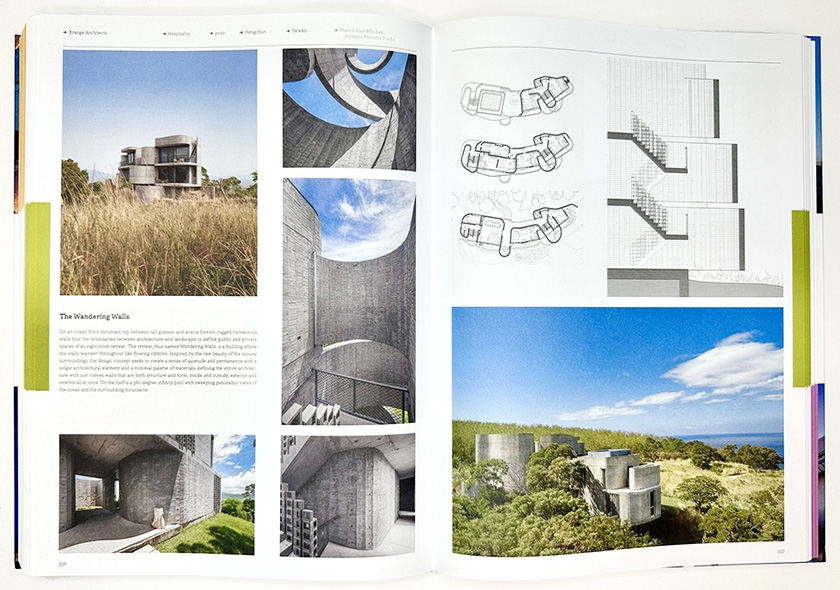 The Wandering Walls was featured in the book, Contemporary Architecture - Masterpieces Around the World