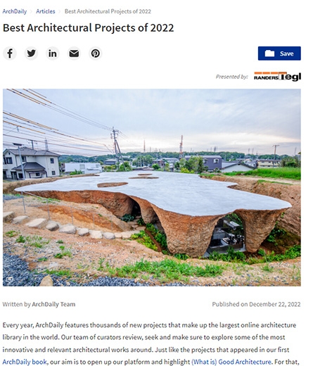 ArchDaily．Best Architectural Projects of 2022